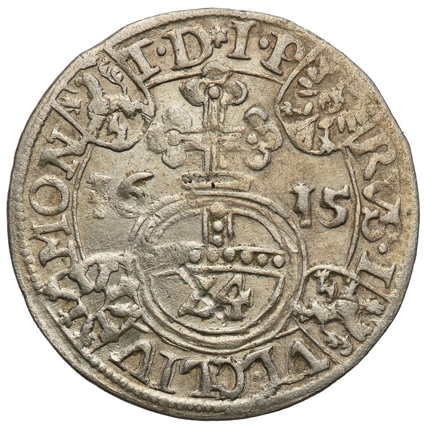 Niemcy, Prusy - Jan Zygmunt (1608-1619), grosz (1/24 talara), 1615  M-H, Kolonia